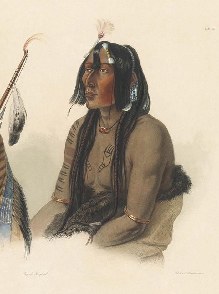 Psihdia-Sahpa, Ein Yanktonan Indianer, Nordamerika Native Museum