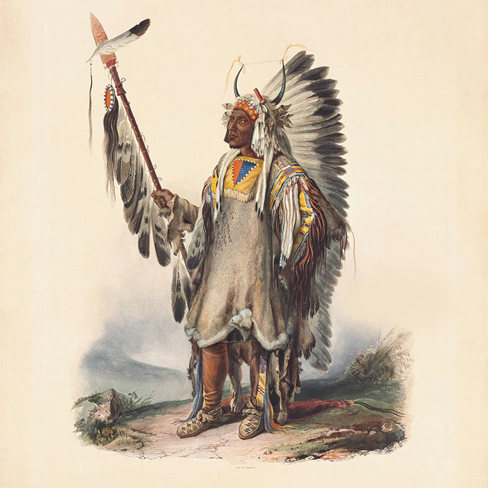 Mato-Tope, Mandan Chef, Nordamerika Native Museum