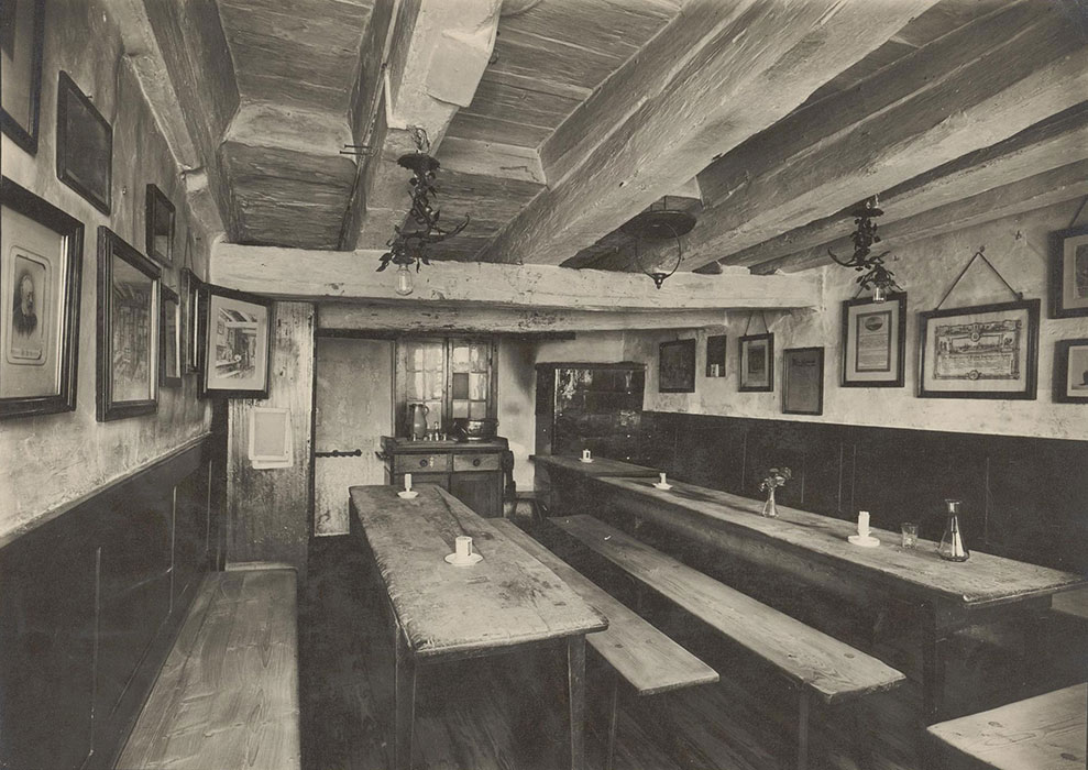 Lunte, Heinrich: Öpfelkammer. Zürich : H. Lunte, Zürich, [zwischen 1890 und 1910?]. Zentralbibliothek Zürich, Roe 2.2.26,1